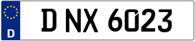 Truck License Plate